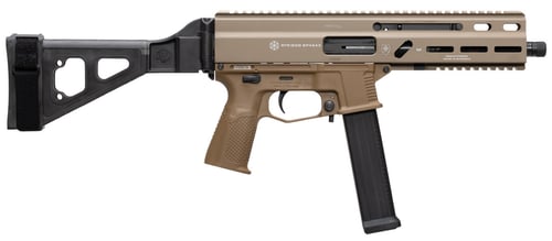 GRAND POWER STRIBOG SP45A3 45ACP 8 Inch BBL 20RD W/BRACE FDE | 197892030014